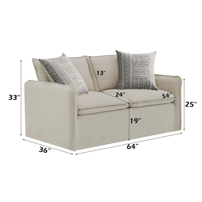 Upendo Loveseat W/2 Pillows - LV03081