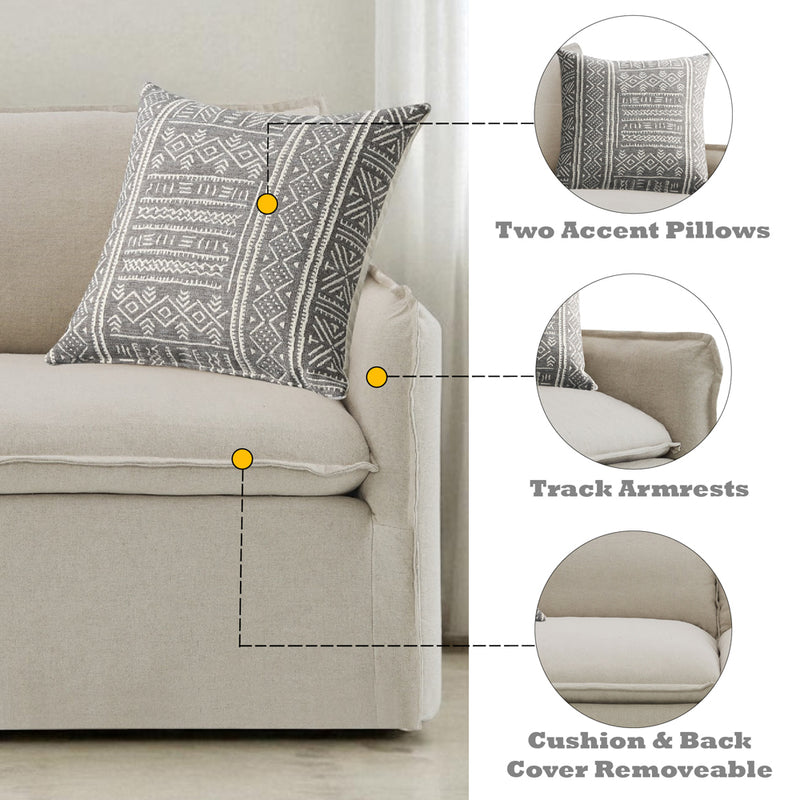Upendo Loveseat W/2 Pillows - LV03081