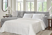 UrbanCrest Pewter 2-Piece Sleeper Sectional with Chaise - PC20804S4