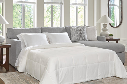 UrbanCrest Pewter 2-Piece Sleeper Sectional with Chaise - PC20804S5