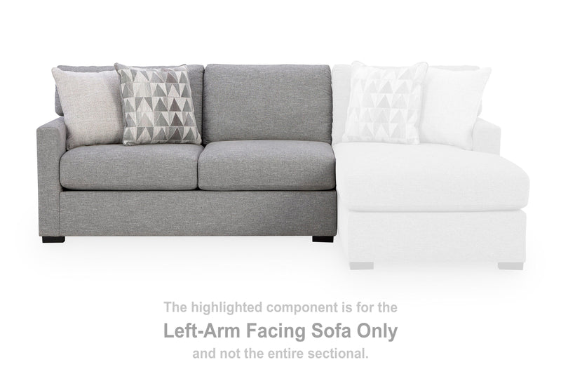 UrbanCrest Pewter Left-Arm Facing Sofa - PC2080466