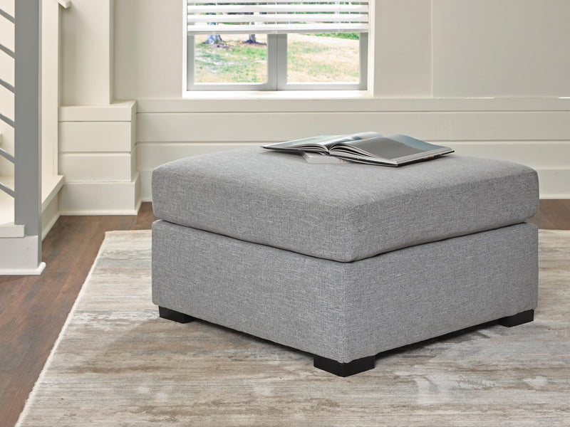 UrbanCrest Pewter Oversized Accent Ottoman - PC2080408