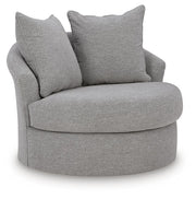 UrbanCrest Pewter Swivel Accent Chair - PC2080444