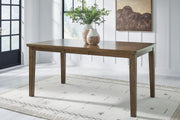Urbinforte Counter Height Extension Dining Table, 4 Barstools and Bench - PCD592D4