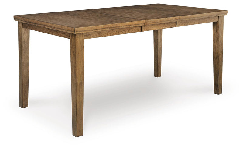 Urbinforte Counter Height Extension Dining Table, 4 Barstools and Bench - PCD592D4