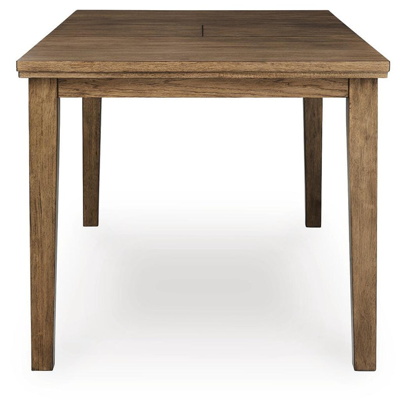 Urbinforte Counter Height Extension Dining Table and 4 Barstools - PCD592D3