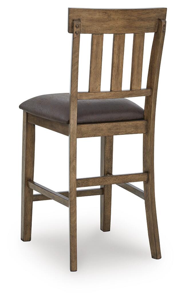 Urbinforte Counter Height Extension Dining Table and 6 Barstools - PCD592D6