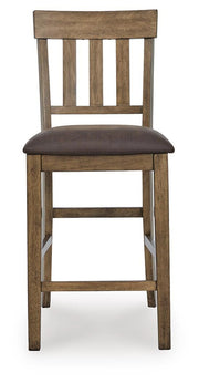 Urbinforte Counter Height Extension Dining Table and 6 Barstools - PCD592D6