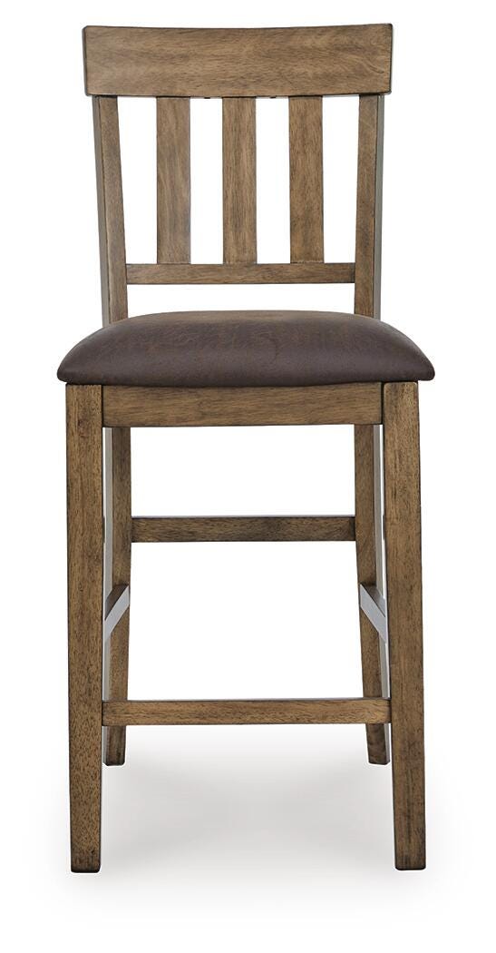 Urbinforte Counter Height Extension Dining Table and 6 Barstools - PCD592D6