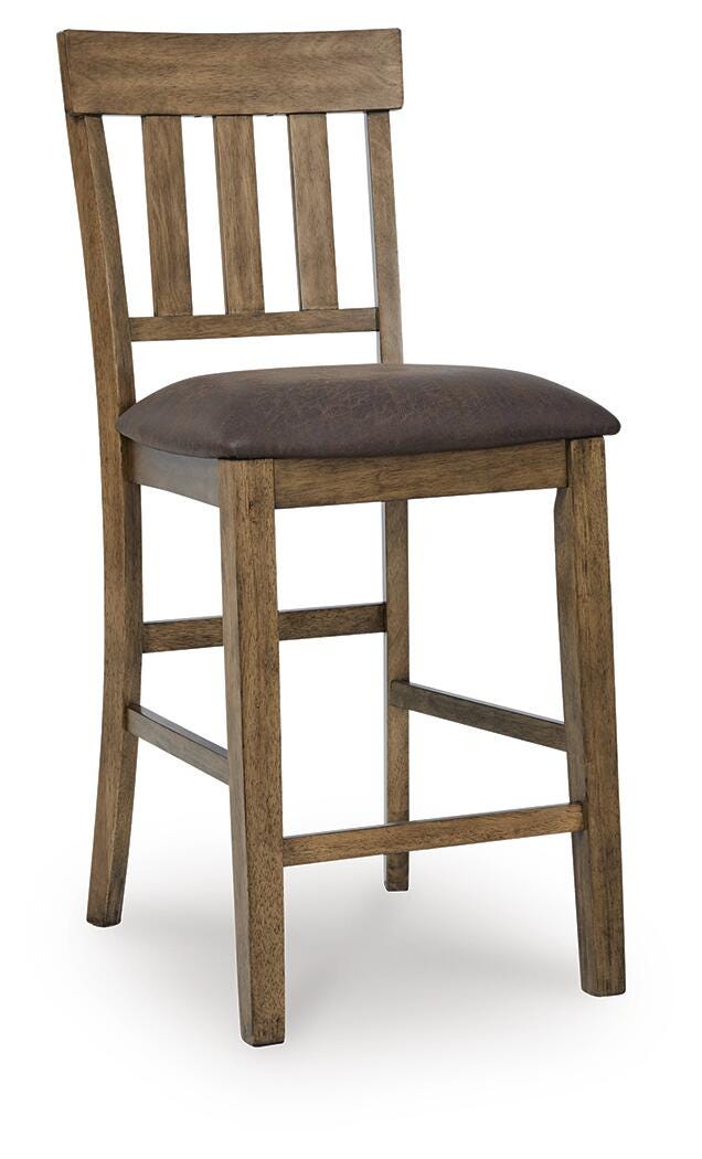 Urbinforte Counter Height Extension Dining Table and 6 Barstools - PCD592D6
