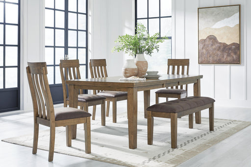 Urbinforte Extension Dining Table, 4 Chairs and Bench - PCD592D2