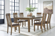 Urbinforte Extension Dining Table and 6 Chairs - PCD592D5