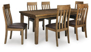 Urbinforte Extension Dining Table and 6 Chairs - PCD592D5