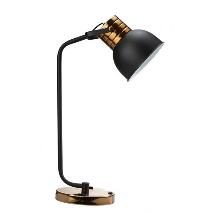 Urien Black/Antique Gold Table Lamp - L73839