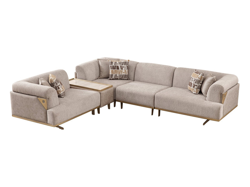 Urla 116" / 101" Wide Sectional - Gate FurnitureSectional