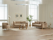 Urla 3-pieces (Sofa & Loveseat & Chair) Livingroom in Beige - 200-SIM-URL-ANKA153-321