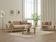 Urla 3-pieces (Sofa & Loveseat & Chair) Livingroom in Beige - 200-SIM-URL-ANKA153-321