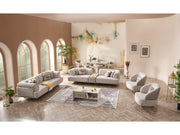 Urla 4-pieces (Sofa & Module Sofa & 2 Chair) Livingroom Set Cream in Cream - 101-URL-ANG04-33M11