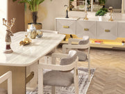 Urla 80" Wide 6 Person Dining Table - Gate FurnitureDining Tables