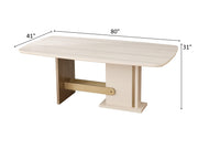 Urla 80" Wide 6 Person Dining Table - Gate FurnitureDining Tables