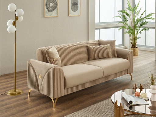 Urla Convertible Sofa in Beige - 200-SIM-URL-ANKA153-3