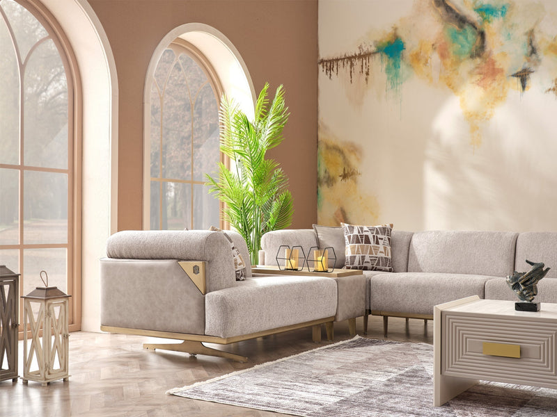 Urla Sectional Living Room Set - Gate FurnitureLiving Room Sets
