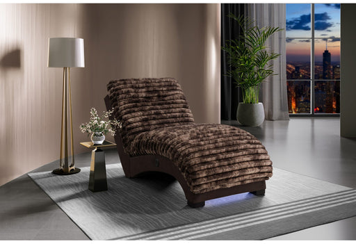 Dominic Mink/Java Chaise With Usb - DOMINIC-MINK/JAVA-CHS W/ USB-N
