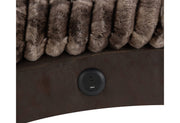 Dominic Mink/Java Chaise With Usb - DOMINIC-MINK/JAVA-CHS W/ USB-N