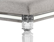 Vail Gray LED Upholstered Panel Bedroom Set - Gate FurnitureBedroom Set