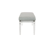Vail Gray LED Upholstered Panel Bedroom Set - Gate FurnitureBedroom Set