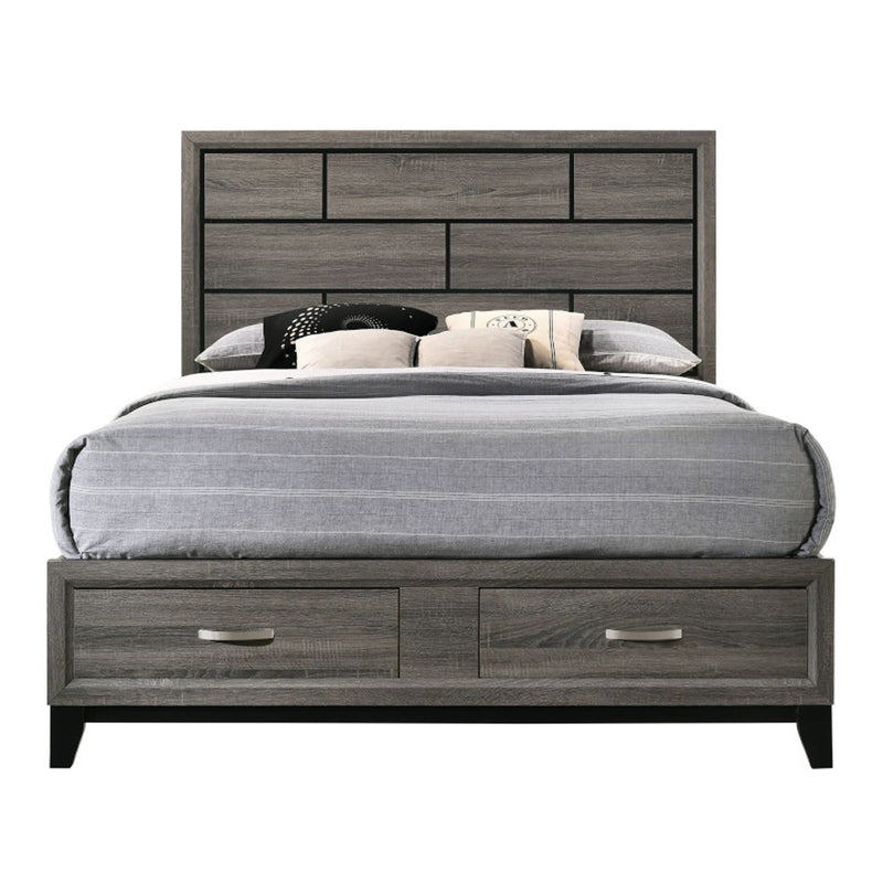 Valdemar EK Bed W/Storage - 27057EK