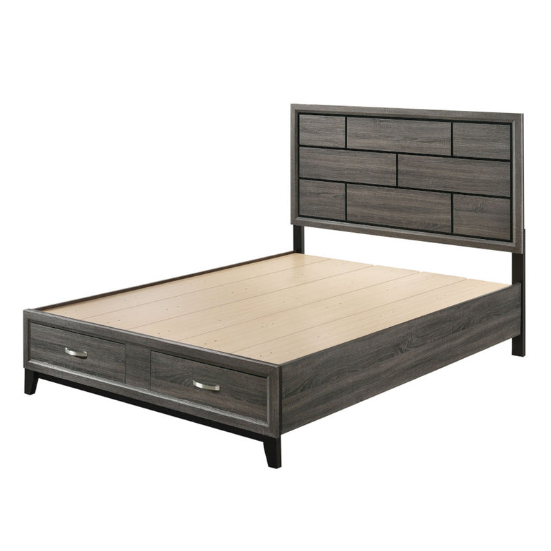 Valdemar EK Bed W/Storage - 27057EK