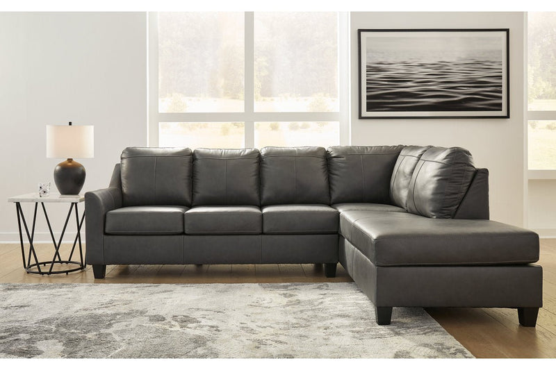 Valderno Fog 2 - Piece Sectional with Chaise - Gate FurnitureSectional