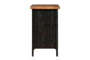Valebeck Black/Brown Chairside End Table - T468-7 - Gate Furniture