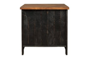 Valebeck Black/Brown End Table - Gate FurnitureEnd Table