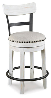 Valebeck Counter Height Dining Table and 4 Barstools - D546D14