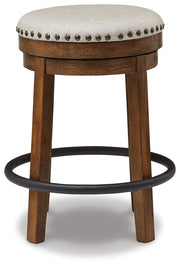 Valebeck Counter Height Dining Table and 6 Barstools - D546D36