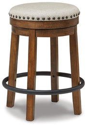 Valebeck Counter Height Dining Table and 6 Barstools - D546D36