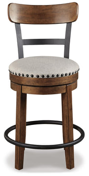 Valebeck Counter Height Dining Table and 6 Barstools - D546D36