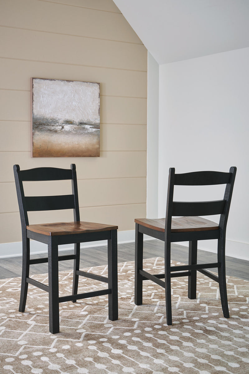 Valebeck Multi Counter Height Barstool (Set of 2) - D546-724X2