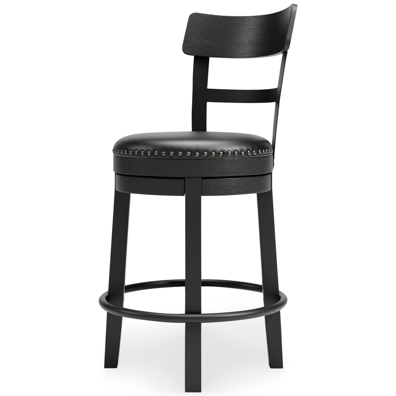 Valebeck Multi Counter Height Table and 4 Barstools - D546D25