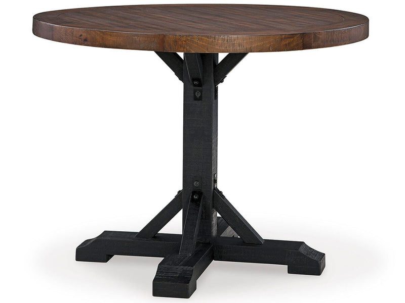Valebeck Multi Counter Height Table and 4 Barstools - D546D25
