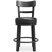 Valebeck Multi Counter Height Table and 4 Barstools - D546D25