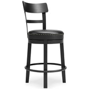 Valebeck Multi Counter Height Table and 4 Barstools - D546D25