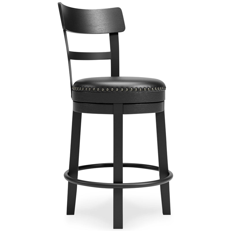 Valebeck Multi Counter Height Table and 4 Barstools - D546D25