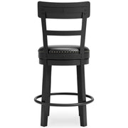 Valebeck Multi Counter Height Table and 4 Barstools - D546D25