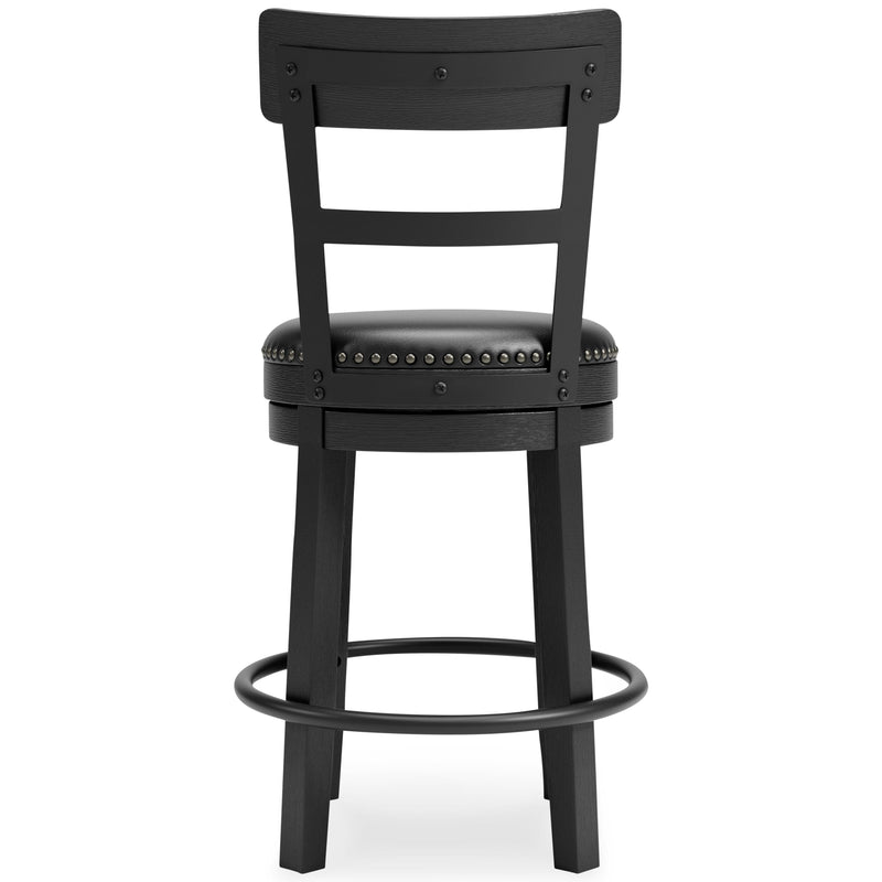Valebeck Multi Counter Height Table and 4 Barstools - D546D25