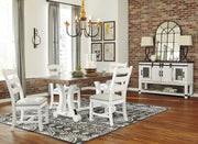 Valebeck White - Brown Dining Room Set - Gate FurnitureDining Room Set
