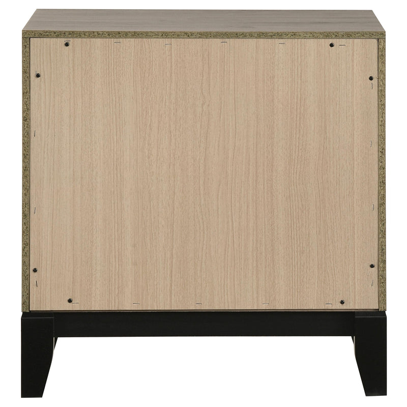 Valen 2-drawer Nightstand Bedside Table Light Taupe - 215912