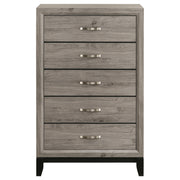 Valen 5-drawer Bedroom Chest of Drawers Light Taupe - 215915
